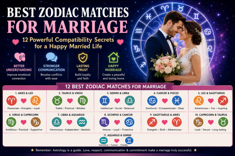 Best Zodiac Matches For Marriage